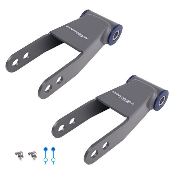 1-2英寸后悬架降低吊耳，适用于1988-1998款雪佛兰/GMC C1500 Silverado Sierra 2WD车型-1