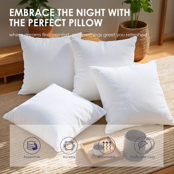 专业级22英寸抱枕内胆，采用特殊工艺处理，确保填充均匀分布。高回弹性能提供持久支撑，长时间使用仍保持蓬松状态。无枕套配置方便清洁更换，是打造舒适家居环境的实用选择。