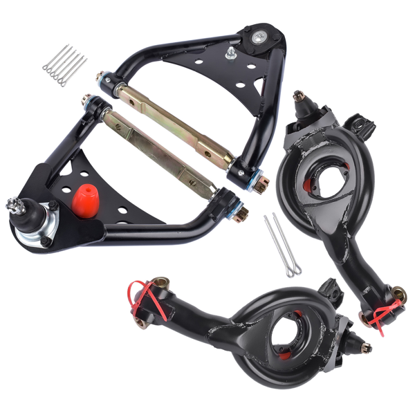 控制臂 4Pcs Upper Lower Control Arm Kit Fit for Chevrolet Bel Air Caprice Impala Sedan Wagon 1965-1970-7