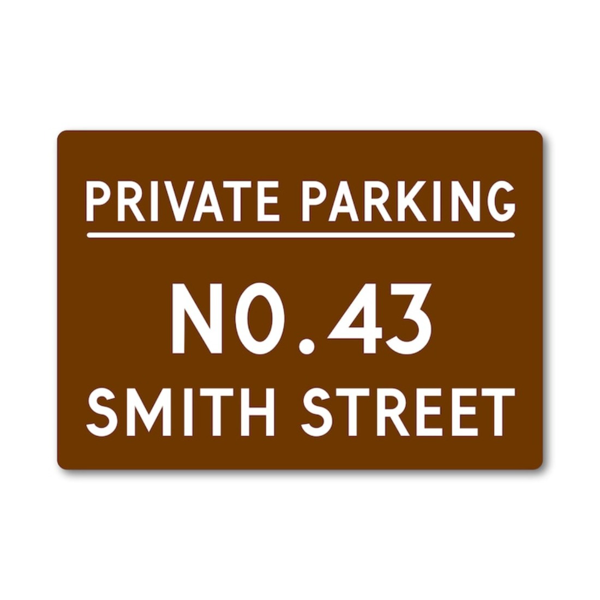 CIFbuy个性化金属私人停车场标牌完美定制门牌号和街道名称(TikTok、temu下自提)-5