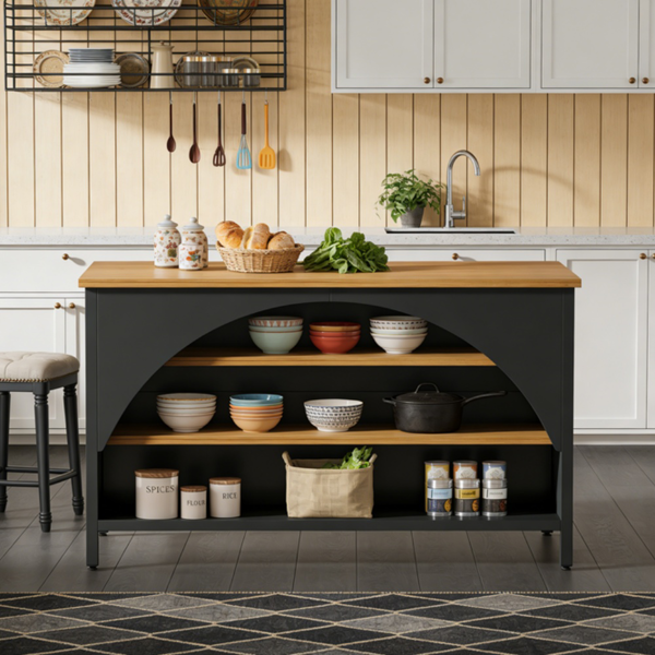 厨房侧板/储物柜/ 咖啡吧柜 /厨房橱柜/厨房隐藏式箱柜/厨房岛台（周末不发货）-4