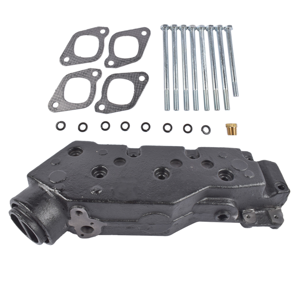 排气歧管 Manifold Kit with Gaskets & Bolts Replacement for Volvo Penta 2.3 2.5 834438 855387 834438-4-2
