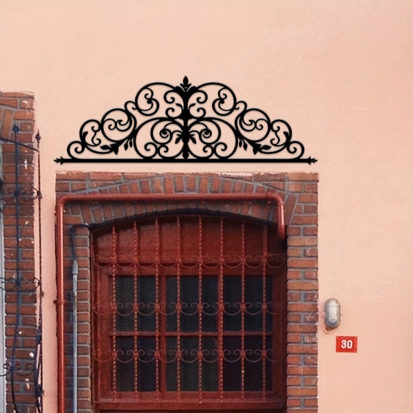 CIFbuy复古花卉铁门挂架可逆季节墙面门饰客厅卧室厨房浴室装饰(TikTok、temu下自提)-5