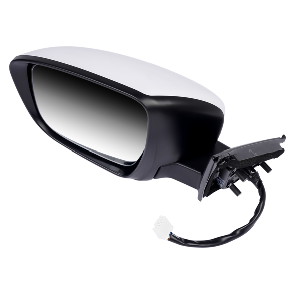 后视镜 Left View Mirror Assembly with Turn Signal Lamp Fit for Nissan Rogue SV SL Advance 96302-4BA3A-6