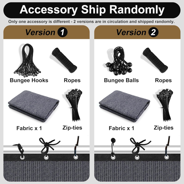 XISHAN 6'X12' 深灰色HDPE花园网-2