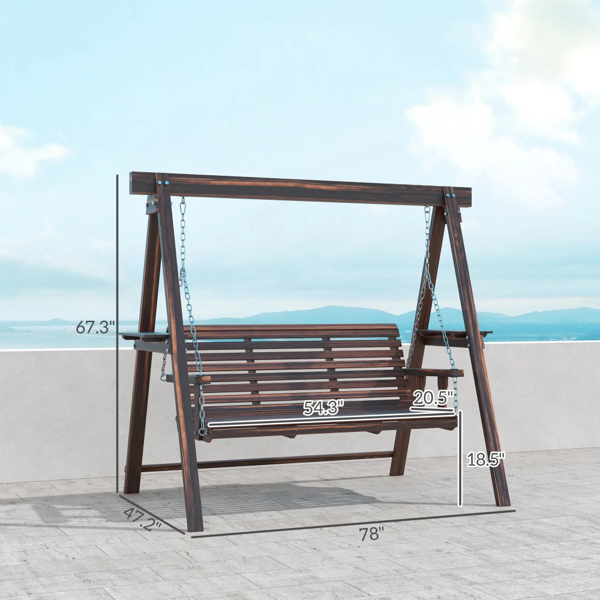 户外露台秋千椅/花园椅-3