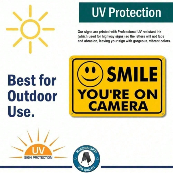 CIFbuy安防监控警示牌 户外室内商用防水耐用以太网供电POE支持（TikTok、temu下自提）-6