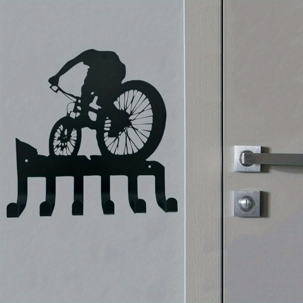 CIFbuy现代雪花壁挂门厅钩架 钥匙帽子围巾收纳节省空间家居装饰(TikTok、temu下自提)-5