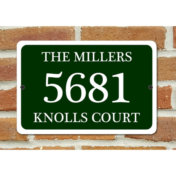 CIFbuy定制家庭地址金属门牌 个性化房屋号码牌 (TikTok、temu下自提)-5