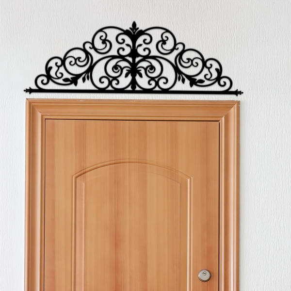 CIFbuy复古花卉铁门挂架可逆季节墙面门饰客厅卧室厨房浴室装饰(TikTok、temu下自提)-2