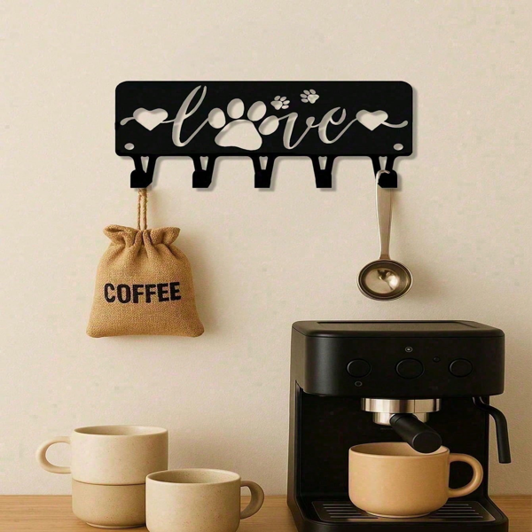 CIFbuy现代小狗钥匙挂钩套装实用美观可挂钥匙外套毛巾帽子包包（TikTok、temu下自提）-5