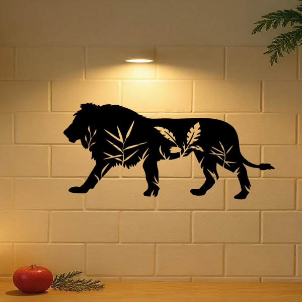 CIFbuy哥特风复古狮子金属墙饰玄关客厅书房装饰(TikTok、temu下自提)-2