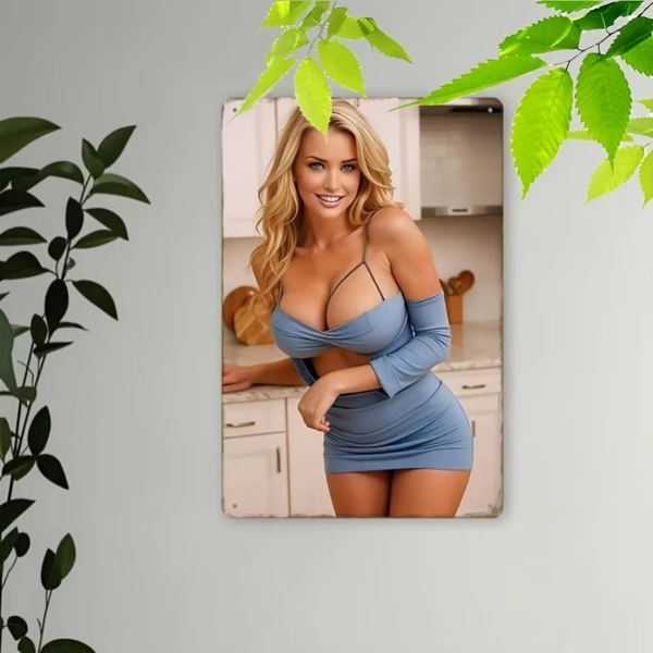 复古防水防尘铝金属墙壁装饰家居酒吧假日派对装饰定制（TikTok、temu下自提）-2