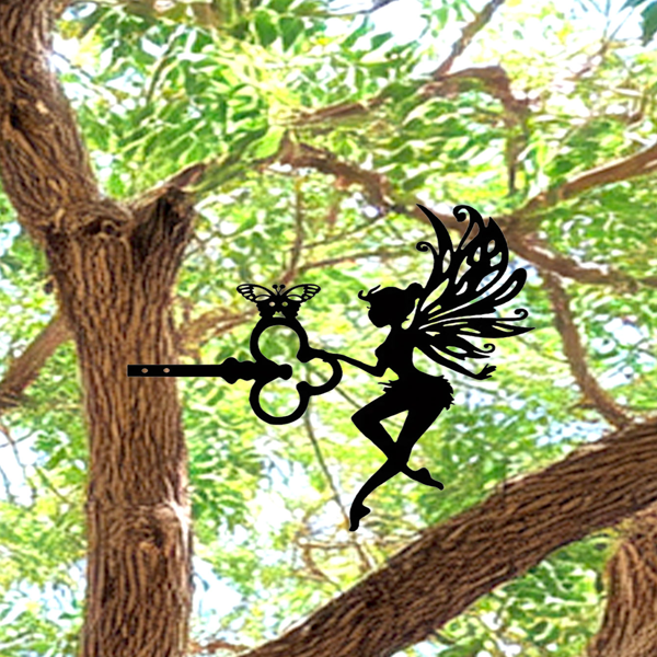 CIFbuy情感金属剪影墙面装饰 坚固庭院花园艺术礼品（TikTok、temu下自提）-5