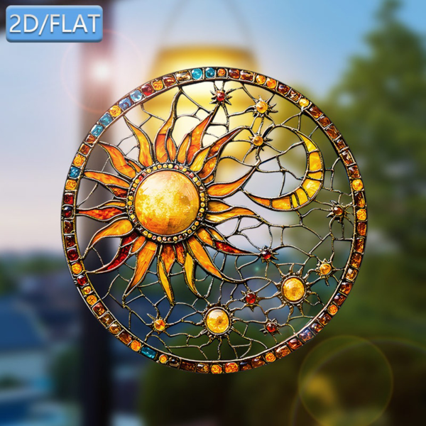 CIFbuy彩虹棱镜亚克力太阳捕捉器窗户挂饰家居花园装饰（TikTok、temu下自提）-5