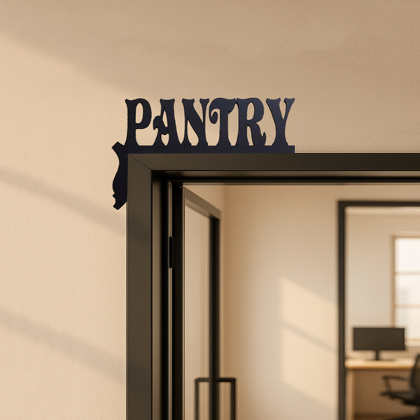 CIFbuy复古农舍厨房标志手工仿古墙面装饰牌乡村风挂画(TikTok、temu下自提)-5