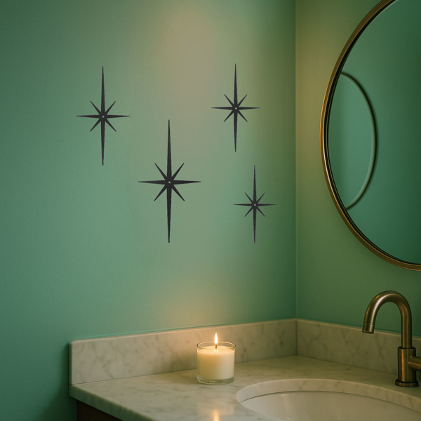 CIFbuy中世纪八角星纹复古铁艺墙饰简约哥特风家居装饰艺术品(TikTok、temu下自提)-4