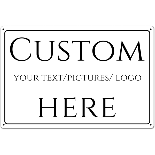 CIFbuy定制个性化金属标志牌防水反光商业家用多尺寸万圣节圣诞节新年礼物(TikTok、temu下自提)-5