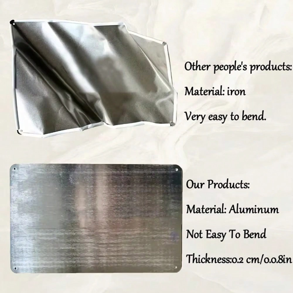 CIFbuy 优质商用禁丢垃圾指示牌 防风雨耐用不褪色 (TikTok、temu下自提)-7