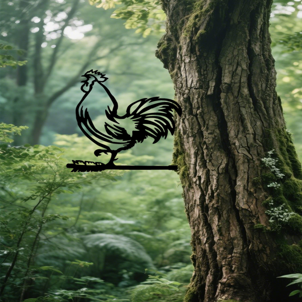 CIFbuy复古乡村风格室外铁制花园装饰艺术标牌墙挂(TikTok、temu下自提)-4