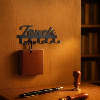 CIFbuy复古农舍风五钩壁挂式收纳架节省空间入口组织者 (TikTok、temu下自提)