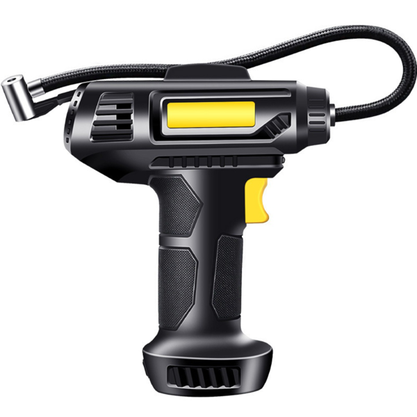 汽车轮胎充气泵无线智能数字显示便携式手持式汽车充气泵自行车打气筒-2