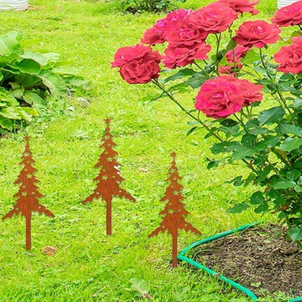 CIFbuy哥特黑猫造型铁制户外花园草坪天井装饰雕像（TikTok、temu下自提）-1