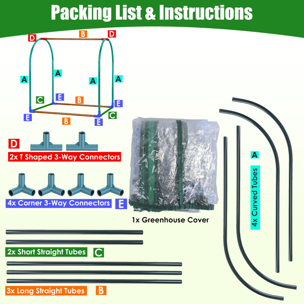 （自提可发加拿大，temu&tk下自提单）28.94×21.46×27.76 英寸桌面迷你温室，带拉链门紧凑型育苗棚，免工具安装可移动花房 适用于窗台阳台都市园艺，PVC 防水罩钢架结构 专为种子发芽培育设计-10