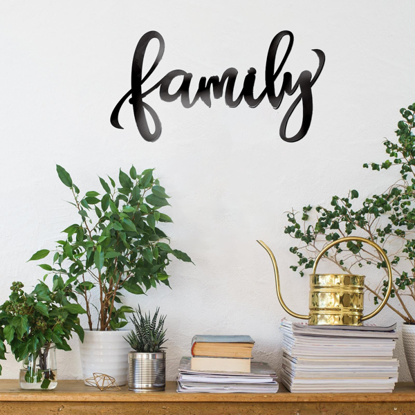 CIFbuy复古铁制墙面装饰牌 励志名言客厅卧室厨房家居装饰礼品（TikTok、temu下自提）-4