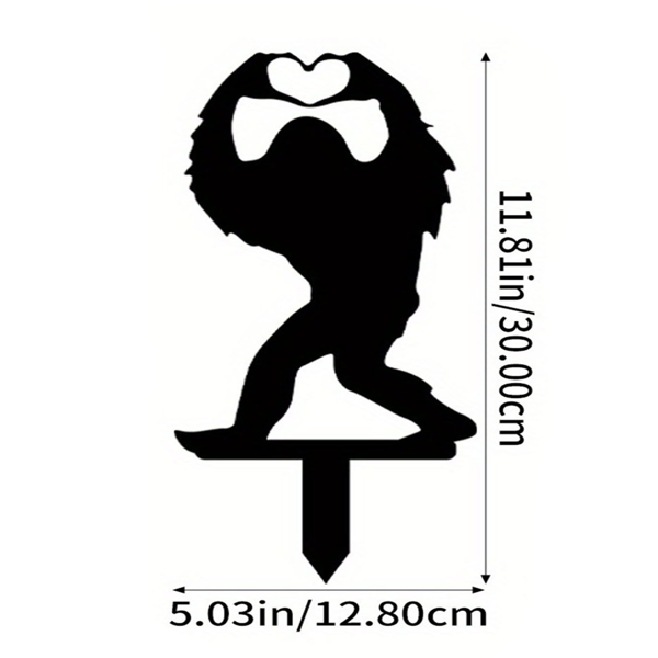 CIFbuy潮流搞怪大脚怪园林雕塑卡通庭院户外装饰趣味礼物（TikTok、temu下自提）-2