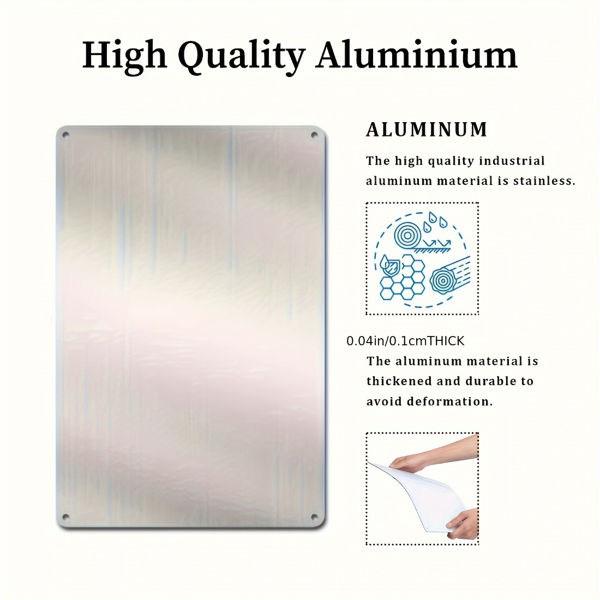 CIFbuy防水定制金属站牌墙饰 无需用电易安装 适合多场景使用（TikTok、temu下自提）-4