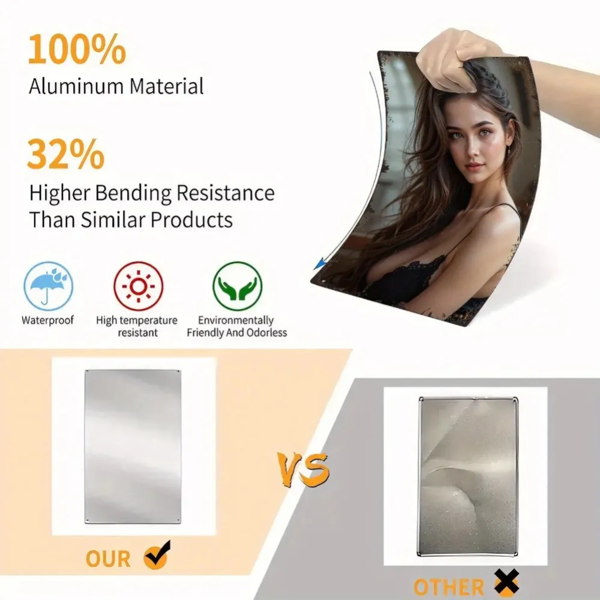 CIFbuy波西米亚复古女性肖像铝制墙艺 客厅卧室装饰壁画（TikTok、temu下自提）-3