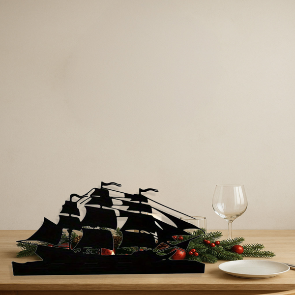 CIFbuy现代简约麋鹿角烛台套装2个 农家风桌面装饰（TikTok、temu下自提）-3