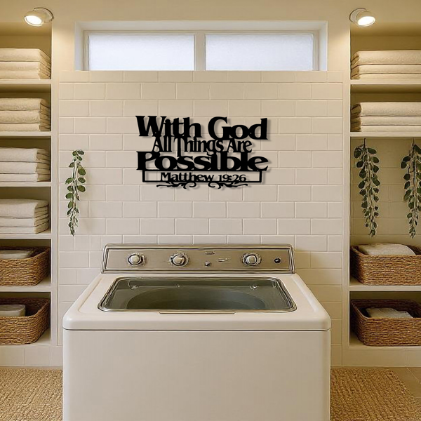 CIFbuy复古农家风铁制墙面装饰艺术带励志圣经经文基督经文家居教堂祷告室装饰(TikTok、temu下自提)-5