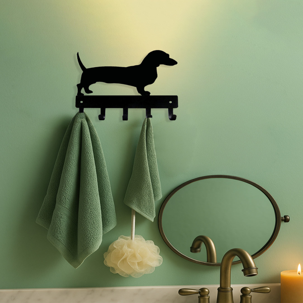 CIFbuy 可爱狗爪墙面挂钩实用玄关收纳架现代家居钥匙狗绳挂架 (TikTok、temu下自提)-1