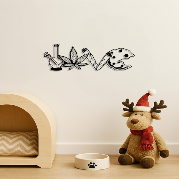 CIFbuy复古心形铁质墙饰 乡村风情爱心装饰适用于客厅卧室墙面艺术(TikTok、temu下自提)-4