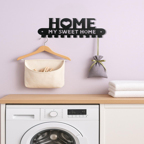 CIFbuy节日2合1钥匙挂钩壁饰 玄关收纳金属钩万圣节圣诞装饰(TikTok、temu下自提)-4