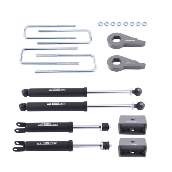 1-3英寸升高套件，适用于1999-2006款GMC Sierra和雪佛兰Silverado 1500四驱车型-2