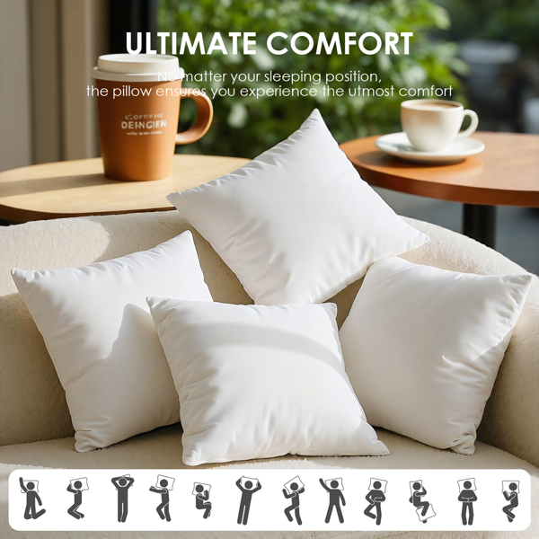 双只装大号抱枕芯，以实惠价格提供优质体验。严格控制的填充密度确保每一只都饱满挺括，使用寿命更长久。22英寸尺寸适合大多数标准枕套，是替换旧枕芯或新增抱枕的经济选择。-6