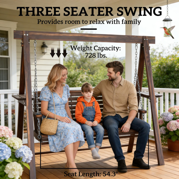 户外露台秋千椅/花园椅-8