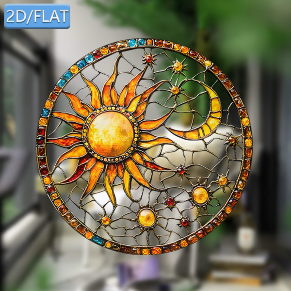 CIFbuy彩虹棱镜亚克力太阳捕捉器窗户挂饰家居花园装饰（TikTok、temu下自提）-3