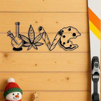 CIFbuy复古心形金属墙饰 浪漫卧室客厅装饰 圣诞情人节礼物(TikTok、temu下自提)