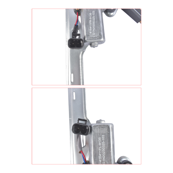 玻璃升降器 Front Left and Right Window Regulator with Motor Fits for Chevrolet Avalanche GMC Sierra Pickup SUV 1999-2007 2Pcs-9