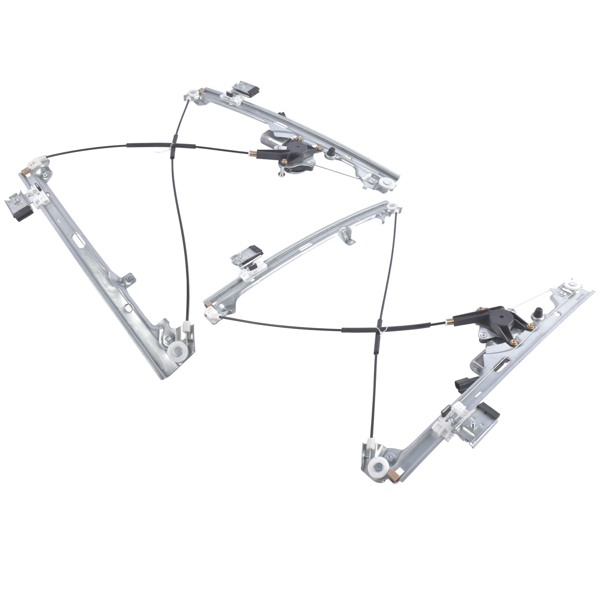 玻璃升降器 Front Left and Right Window Regulator with Motor Fits for Chevrolet Avalanche GMC Sierra Pickup SUV 1999-2007 2Pcs-2