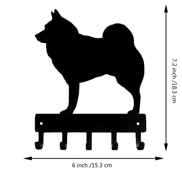 CIFbuy工业风壁挂重型衣帽钩钥匙收纳架 复古乡村门厅卧室厨房装饰（TikTok、temu下自提）-5