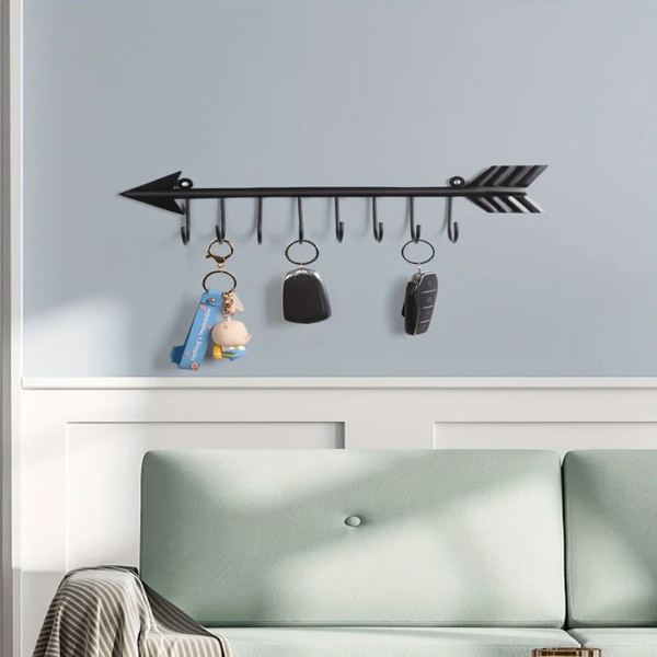 CIFbuy现代弓箭壁钩节省空间玄关衣帽架卧室走廊组织装饰(TikTok、temu下自提)-5