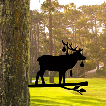 CIFbuy奇幻铁制麋鹿雕塑庭院户外装饰 (TikTok、temu下自提)