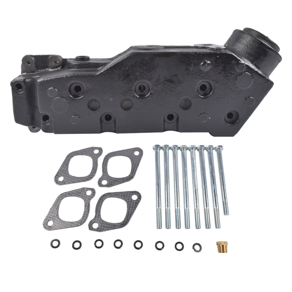排气歧管 Manifold Kit with Gaskets & Bolts Replacement for Volvo Penta 2.3 2.5 834438 855387 834438-4-5