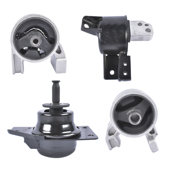 发动机和变速器支架 4PCS Front Upper & Lower Motor Mount Rear Motor Mount Transmission Mount Set Fit for Hyundai Accent Kia Rio Rio5 L4 1.6L 2006-2011 219101G000 218101E000 219301G000 218301G000-1