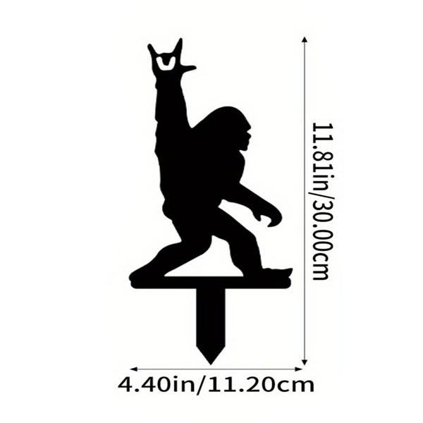 CIFbuy奇幻卡通大脚怪花园雕像时尚草坪露台装饰(TikTok、temu下自提)-2